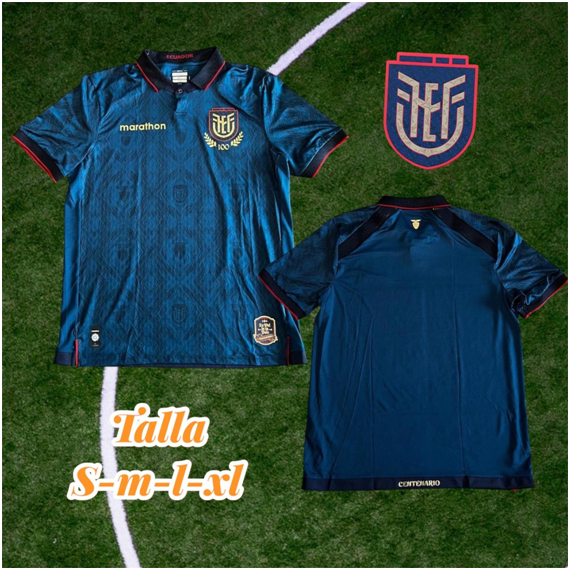 Camiseta TRIPLE AAA Seleccion Ecuador 100 años Azul 2025